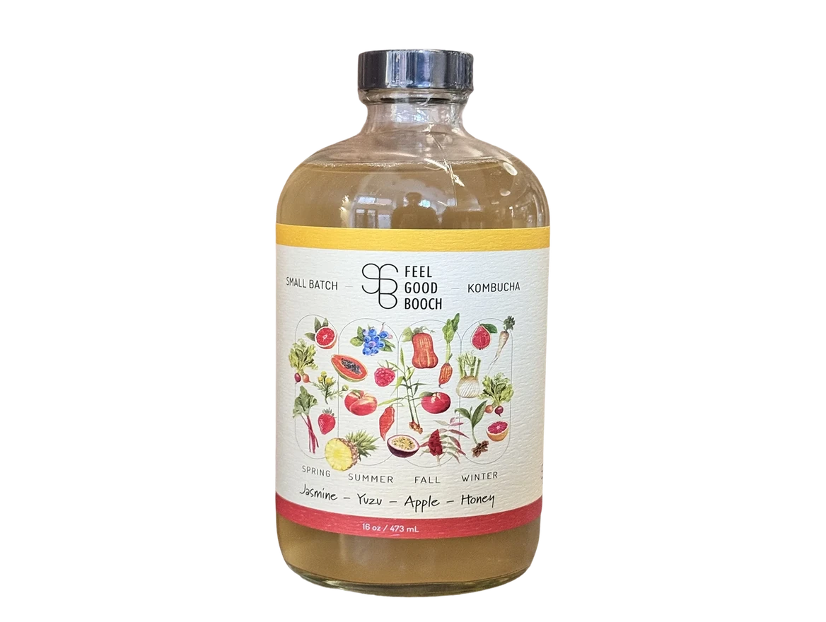 Jasmine Yuzu Apple Honey Kombucha